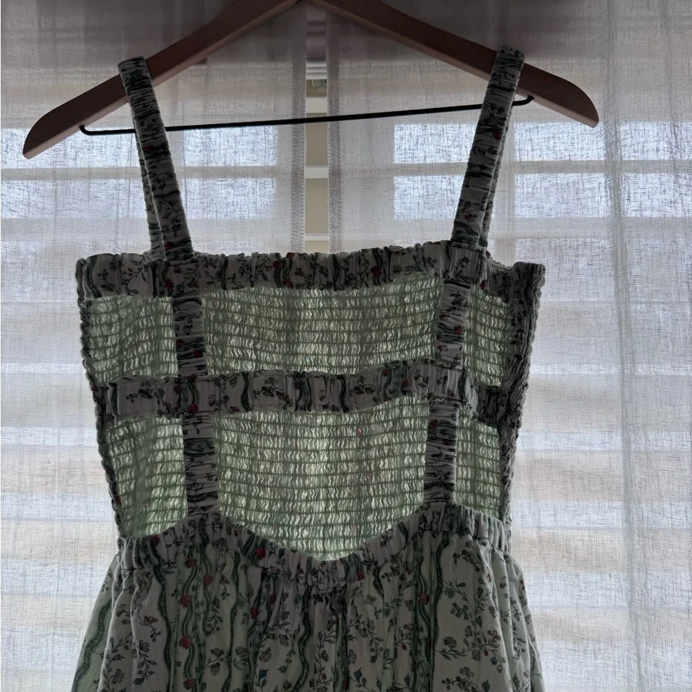 Hill House Home Anita Nap Dress Green Provence Floral - Picture 3 of 7